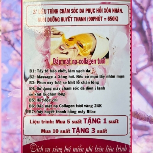 CHĂM SÓC DA PHỤC HỒI XOÁ NHĂN