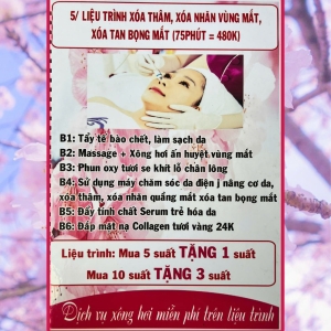 XOÁ THÂM - XOÁ NHĂN - XOÁ BỌNG MẮT